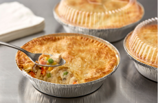 A display of pot pies.