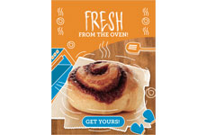 Cinnamon Roll Poster 8.5x11