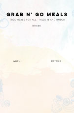 Grab n’ Go Customizable Flyer