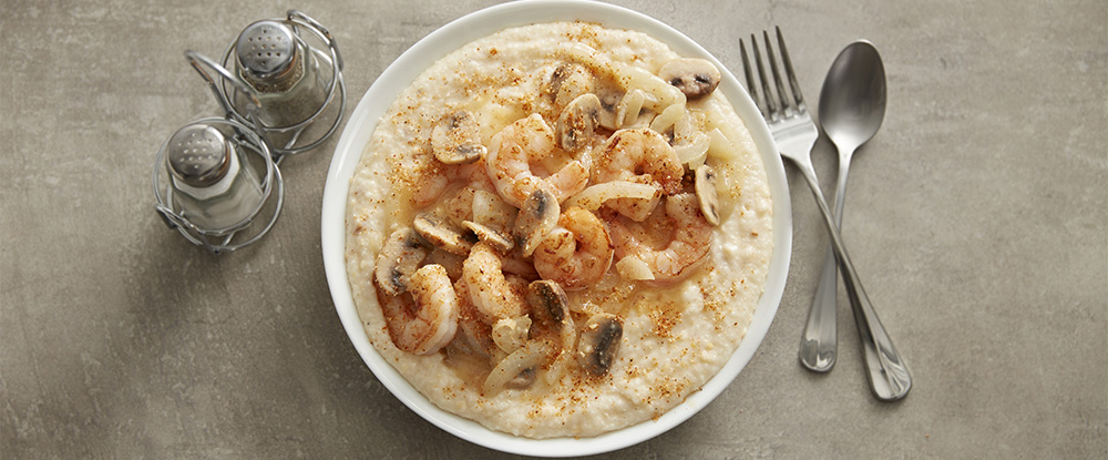Donal Clark Southern Cajun Shrimp ‘n Grits